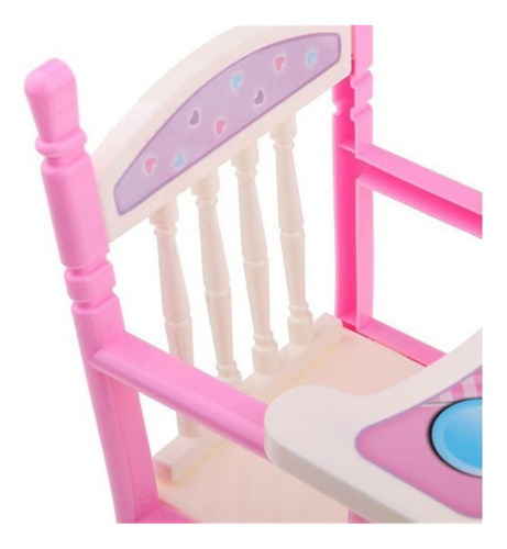 Cama De Muñeca Reborn Cuna Y Trona, Cama Con Colchón De Cuna