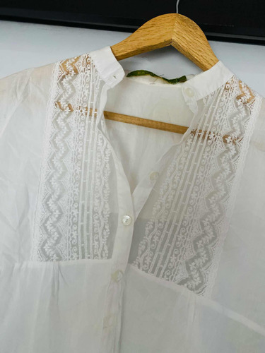 Camisa Blanca De Dama Rapsodia T. M