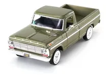 Comprar Ford F-100 Pickup 1969 1\u002F24 Motor Max Colec Premiun Verde