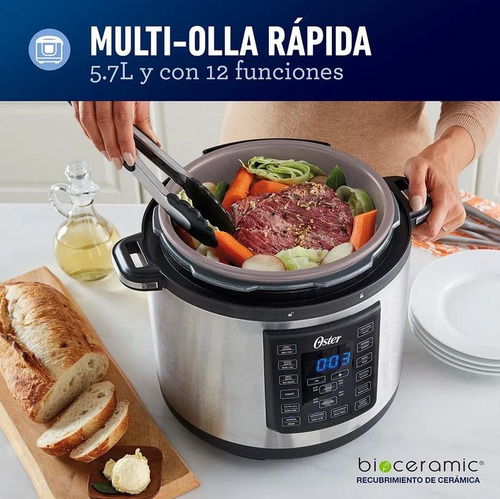 Multi-olla Rápida Oster® 5,7 Litros Y 12 Funciones
