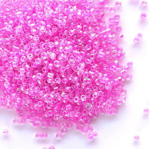 Chaquira De Colores Tornasol Bolsa Con 500 Gramos