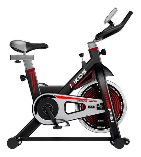 Imagem 2 de 2 de Bicicleta ergométrica Kikos F5i para spinning preta