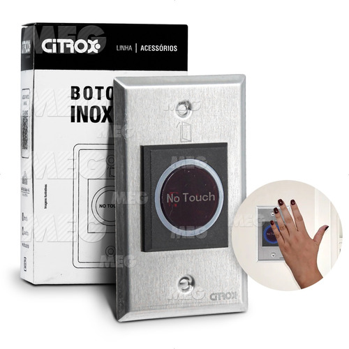 Botoeira De Aproximação Inox Touch Citrox Cx-4512