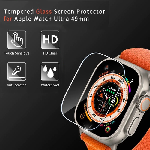Vidrio Protector Hd De Pantalla Para Apple Watch Ultra 49mm