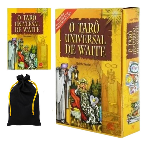 O Tarô Universal De Waite (português) + Brinde Porta Baralho