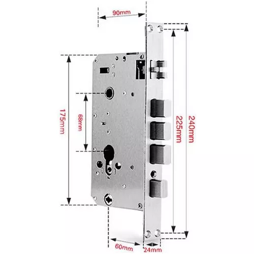 Fechadura Inteligente Impressao Digital Wifi Ezviz Hikvision L2S / Bio /  Senha / Tag / Chave