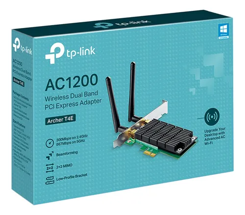 Tp-link Archer T4e Ac1200 placa de rede wireless pci express Menor preço em Tp-link Archer T4e Ac1200 placa de rede wireless pci express