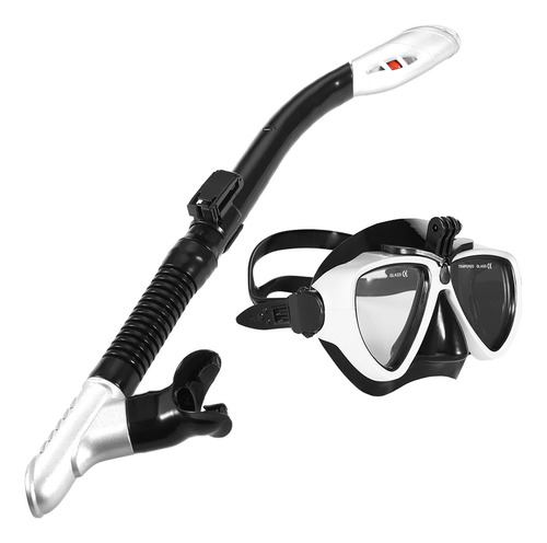 Set De Máscara De Buceo Y Esnórquel, Gafas De Natación Antiv