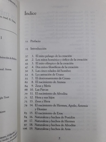 Imagen 5 de 10 de Los Mitos Griegos - Robert Graves - Alianza - 2 Tomos