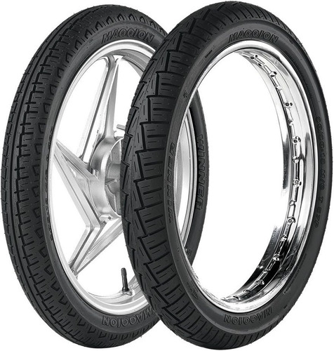 Pneu Titan Fan Factor 2.75-18 E 90/90-18 Winner Par C Câmara