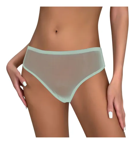 D Ropa Interior Sin Costuras Para Mujer Con Triangular Trans