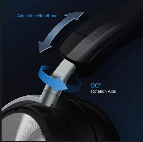 Imagen 2 de 5 de Audífonos Itecnik Bluetooth Con Cancelación Activa De Ruido