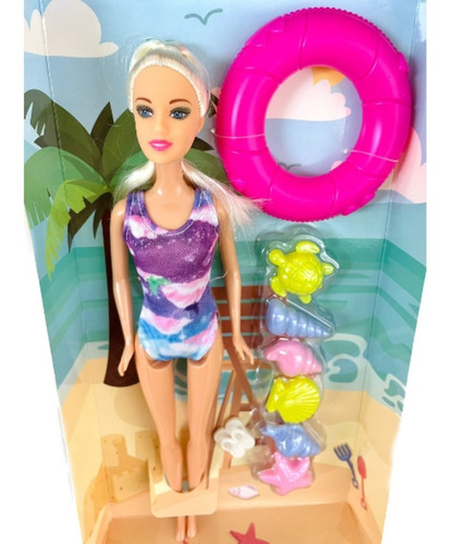 Muñeca Tiny Fantasy Verano Con Accesorios