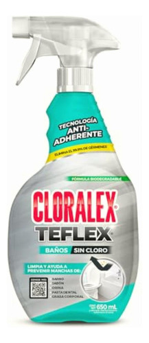 Cloralex Limpiador De Baños Teflex Tigger Sin Cloro 650 Ml