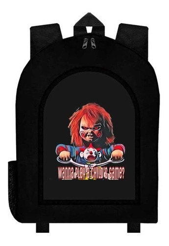 Mochila Negra Chucky A35