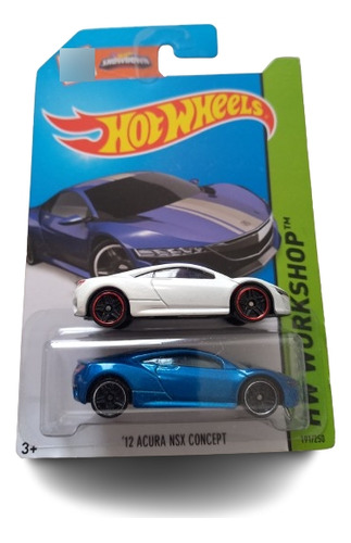 Pack 12' Acura Nsx Concept - Hot Wheels