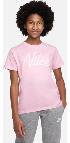 Camiseta Niñas Nike Tee Logo Script