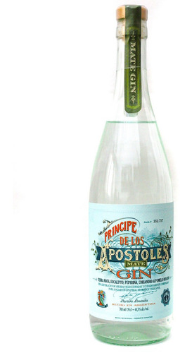 Gin Principe De Los Apostoles Yerba Mate Gin Apostoles Envio