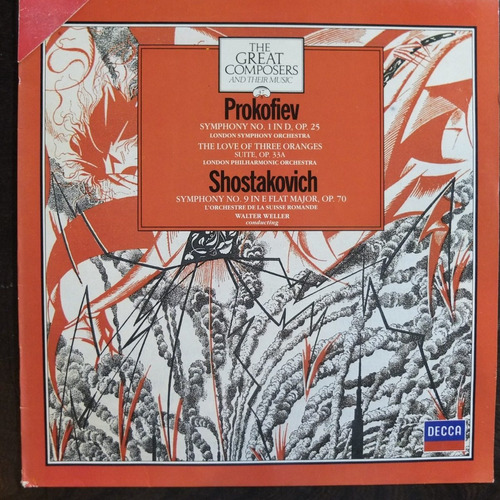 Vinilo Prokofiev - Shostakovich Sinfonia N°1 Y Sinf. N°9