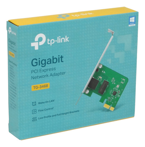 Tp-link Nic 1-1000 Pcie-x1 Realtek 32-bit Tarjeta De Red