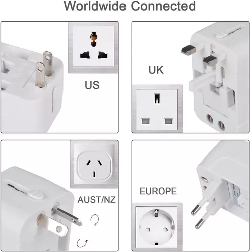 Los 5 mejores adaptadores de corriente universal para cargar tus  dispositivos en más de 150 países