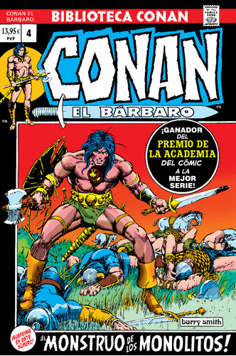 Libro Conan Barbaro V1 04 1972-73 Monstruo Mon - Roy Thomas