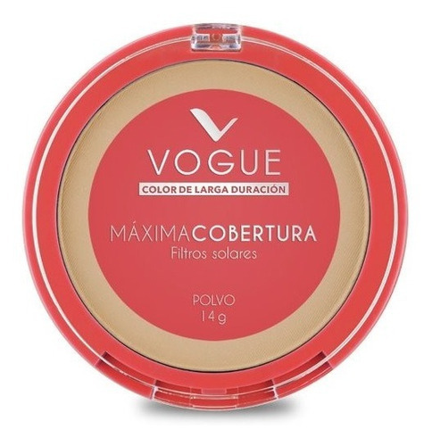 Base de maquillaje Vogue Polvo Compacto Máxima Cobertura
