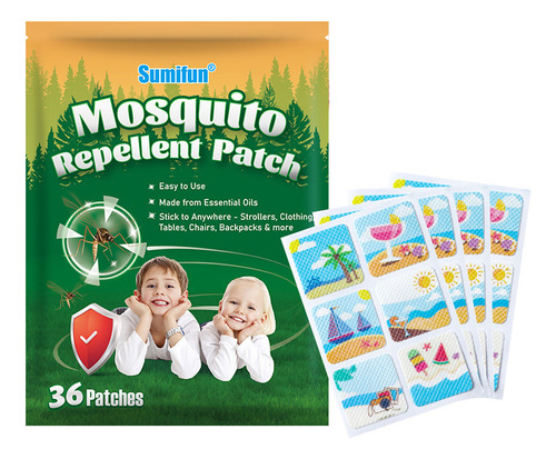 Pegatinas B 36, Pegatinas Repelentes De Mosquitos Para Niños