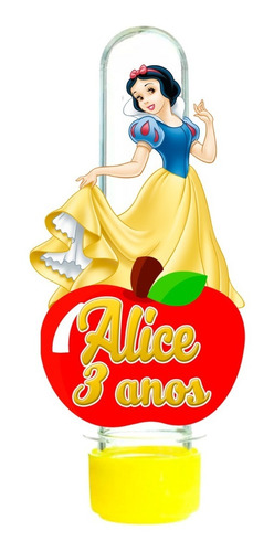 Tubete Personalizado Branca De Neve (10 Unidades)