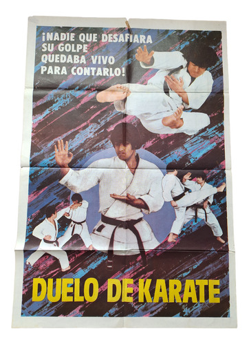 Poster Afiche Cine Original Artes Marciales Duelo D Karate *