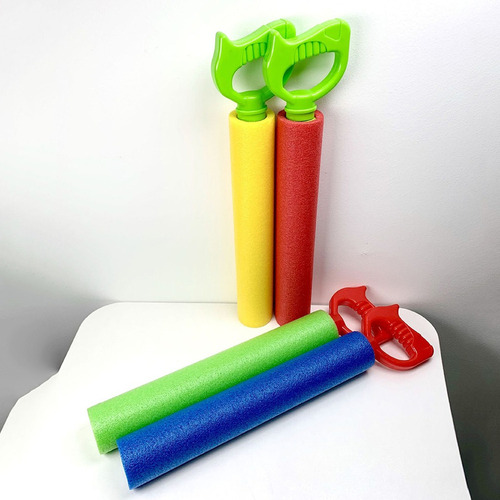 4 / Set Pistola De Agua De Espuma Piscina De Verano Fiesta