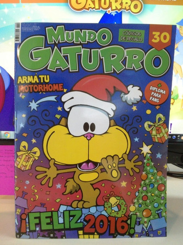 Revista Mundo Gaturro Nº 30. Especial De Año Nuevo 2016.