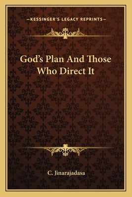 Libro God's Plan And Those Who Direct It - Jinarajadasa, C.