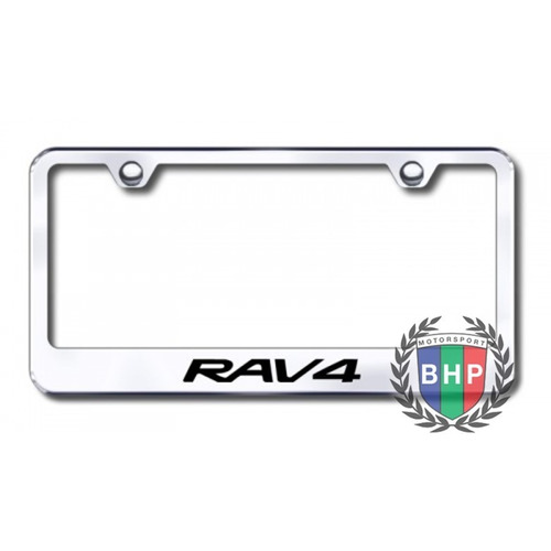 Porta Placa Para Toyota Rav4 De Acero Inox Cromado Precio X1