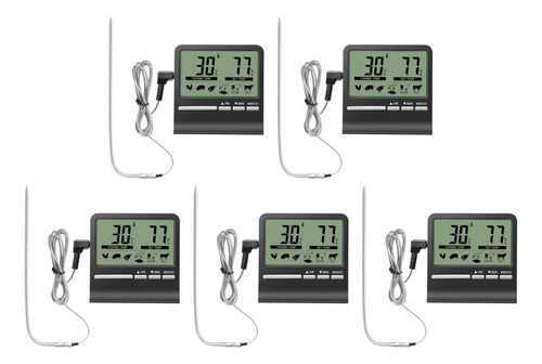 Sonda Térmica Digital Para Cocina, 5 Unidades