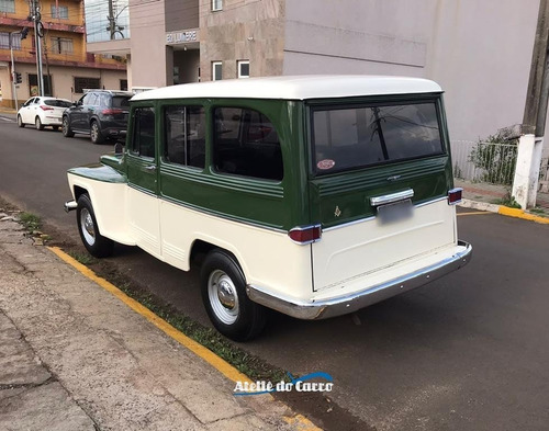 Imagem 2 de 14 de Ford Rural 4x2 1972 Original Com Placa Preta Ateliê Do Carro