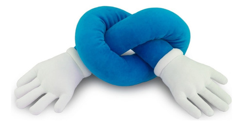Almofada Vem Pro Abraço 165cm Anti-alérgico Cor Azul-turquesa