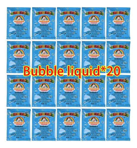 Bubble Gun Rocket 69 Buracos Bolhas de Sabão Metralhadora Forma