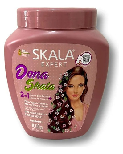 Skala Mascara 2en1 Dona Curly Girl Vegana Nutricion 1kg