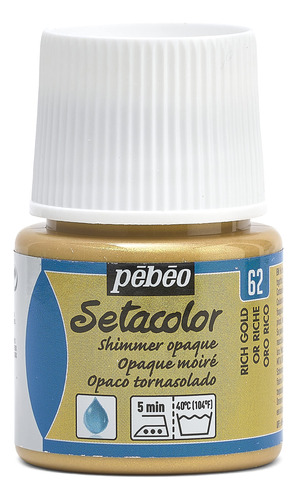 Pebeo Setacolor - Pintura Opaca Para Tela, Botella De 1.5 Fl