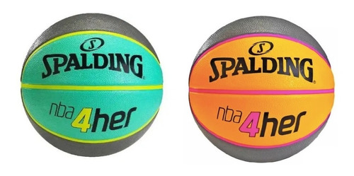 Balon Baloncesto Basket Spalding #6 D Mujer Dama 4her Caucho