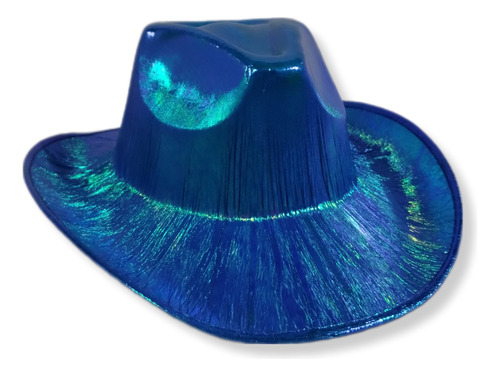 Gorro Sombrero Cowboy Brillo! Cotillon Luminoso Led Carioca 