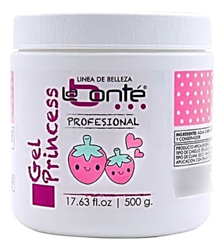 Gel Princess  Labonte Hipoalergenico Sin Residuos 500g