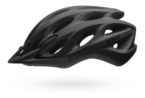 Capacete Bike Ciclismo Bell Traverse Mtb Speed Preto Fosco