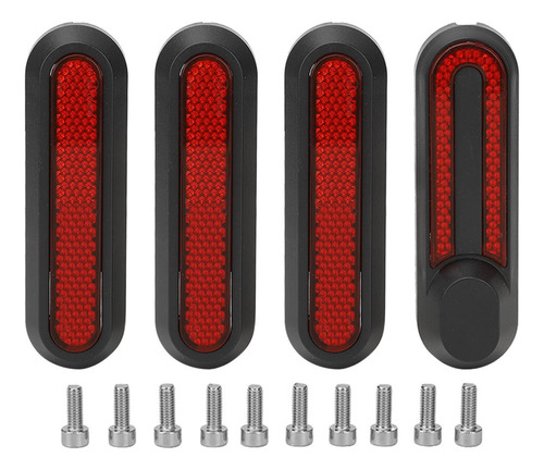 Pegatinas Reflectantes De Scooter De 4 Piezas Para Xiaomi El