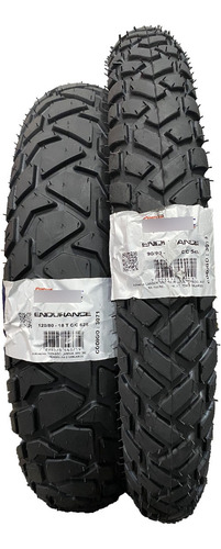 Par Pneu Technic Endurance 120/80-18 + 90/90-21 Xre Tornado