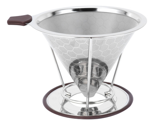 Embudo De Malla Con Soporte De Acero Inoxidable Para Filtro