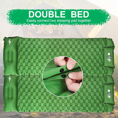 Colchoneta Inflable Ultraligera Para Acampar Y Senderismo