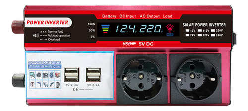 Solar Power Inversor 650w Lcd Eficiencia Alta Onda Sen