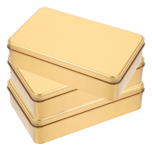 Latas Rectangulares De Metal En Caja Grande De Hojalata Para